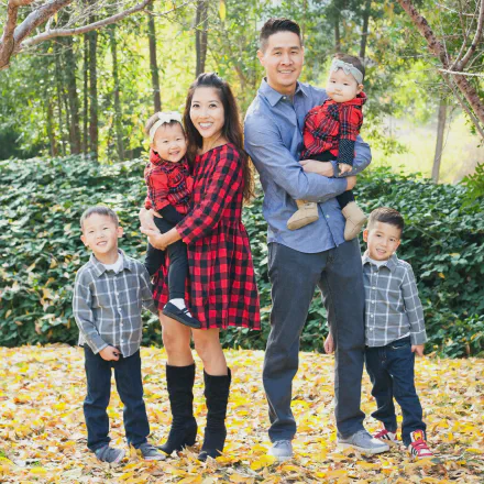 Dr. Gerald Chang with his family